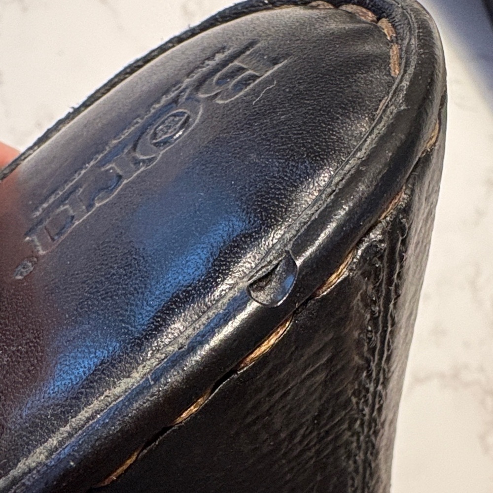 Born size 10 Black Leather Buckle Thong Sandals women’s - Picture 11 of 11